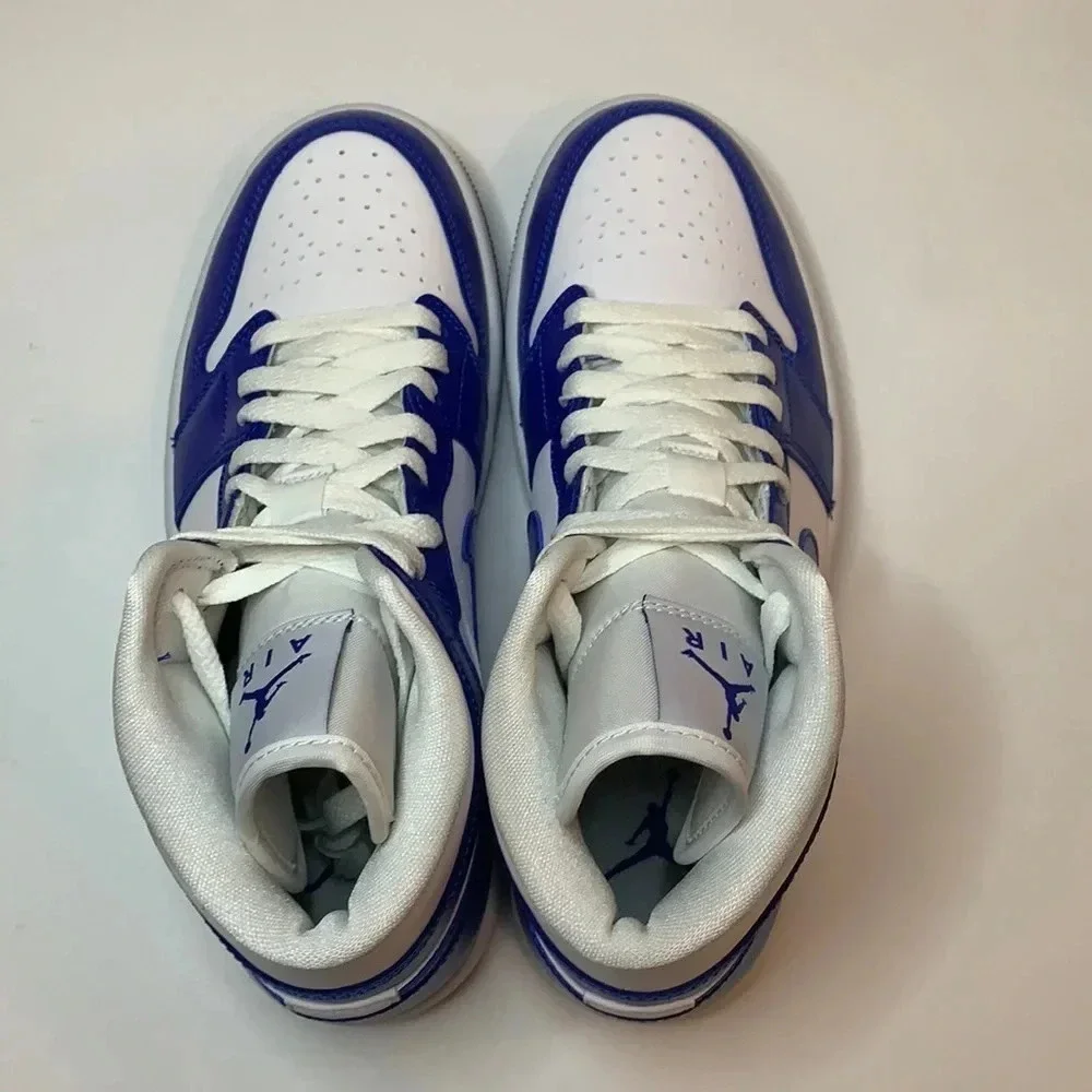 NWT Jordan 1 Mid Sneakers Kentucky Blue